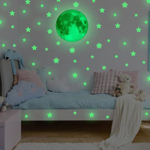 Etoiles Et Lune Autocollant Achat Vente Pas Cher