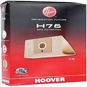 Vhbw 5x Sacs compatible avec Hoover Space Explorer SL11PAR 011 aspirateur -  microfibres non tissées, 27cm x 26,9cm, blanc