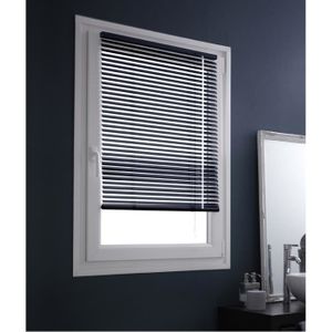 DOMDECO Store vénitien aluminium sans perçage - Gris anthracite - 67x150 cm