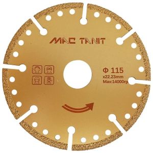 Lame disque multifonctions HM CUT-TOUT D. 125 x Al. 22,23 x ép
