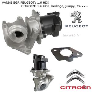 Vanne EGR pour Peugeot 1.6 Hdi, Citroën 1.6 Hdi, Ford 1.6 Tdci, i, Mini D  NRF 48320 – Topwagen