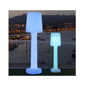 LAMPE DE JARDIN  Lampadaire extérieur MOOVERE - Batterie rechargeable LED/RGB - 110cm