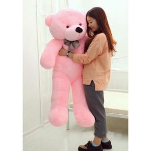 nounours en peluche rose