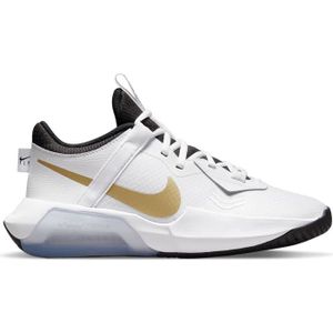 CHAUSSURES BASKET-BALL Nike Air Zoom Crossover Big Kids' Basketball Shoes- White-Metallic Gold-Black- 38 EU