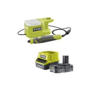 OUTIL MULTIFONCTIONS Pack RYOBI Mini outil multifonction 18V OnePlus - 1 batterie lithium+ 18V - 2,0Ah - 1 chargeur rapide 2,0A