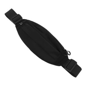 SAC DE SPORT SALUTUYA sac de ceinture Sac de taille de sport en Nylon, imperméable, multifonctionnel, Design réfléchissant, sac sport Gris Noir