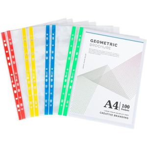 Pochette couleur plastique opaque 100 microns