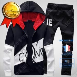 Survetement audi rs on sale noir et rouge