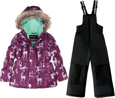 Combinaison Ski Enfant Hiver – Veste Et Pantalon – Isolant, Imperméable – Pour Garçons Et Filles 1 à 15 Ans
