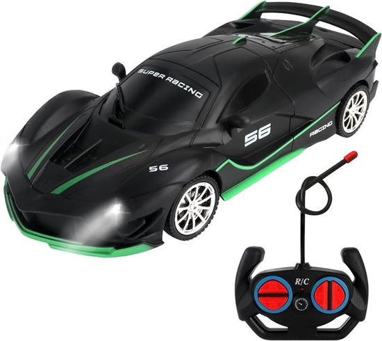 Mieryd – Voiture Télécommandée Spider Robot – Transformable 2-en-1 – LED, Fumée, 40 M – Cadeau 5-11 Ans