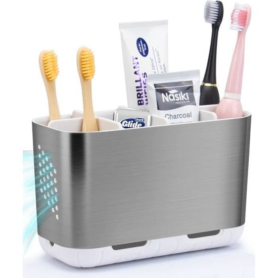 DODAMOUR Support de brosse à dents réglable en hauteur pour salle DODAMOUR Support de brosse à dents réglable en hauteur pour salle