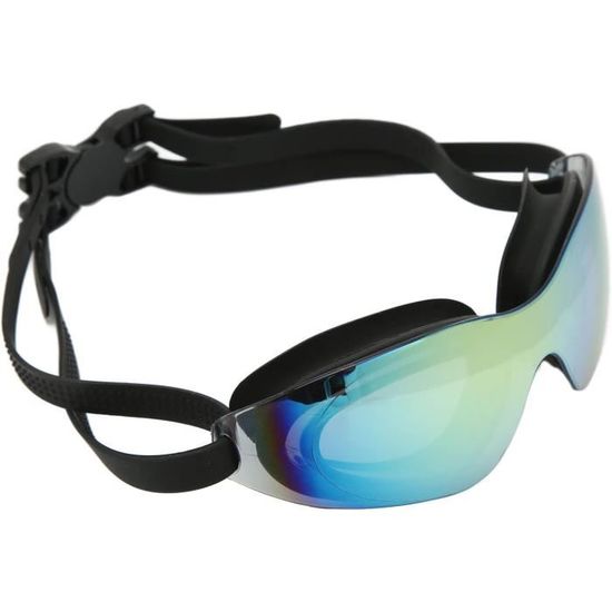 Dizokizo Lunettes De Natation Unisexes – Anti-buée, Protection UV, Silicone, 4 Ponts De Nez