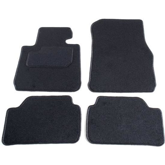 Tapis De Coffre BMW Série 1 F20 (2011-2019) - Matériau TPE Antidérapant - Bord Haut 3,5 Cm - Protection Durable Et Facile à Nettoyer