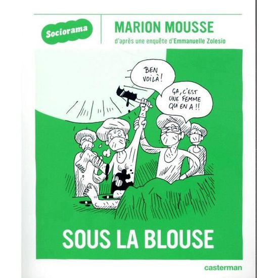Livre sociorama sous la blouse Cdiscount Librairie