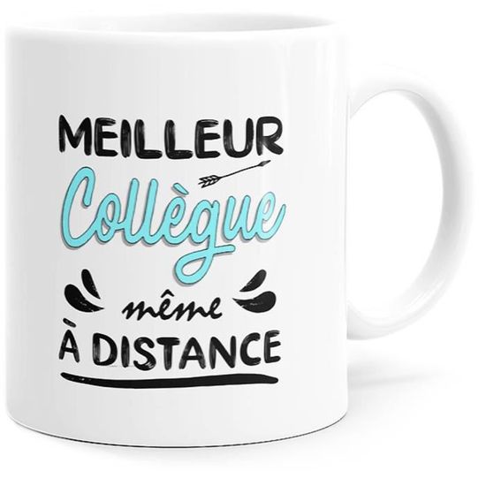 Mug Humour Collègue Tasse Message Drôle Rigolo. Idée Cadeau