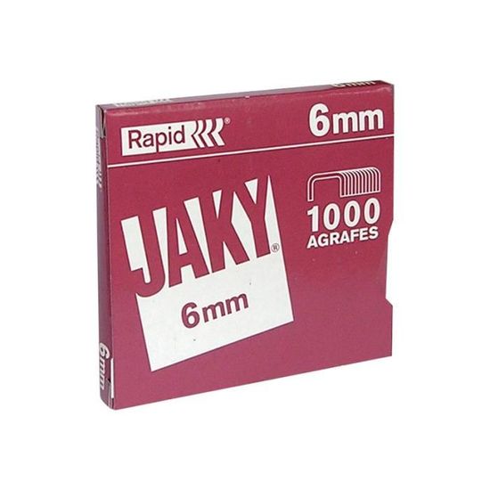 Lot De 3 Boîtes De 1000 Agrafes Rapid Jaky 6 Cuivré - Pour Agrafeuse JAKY 110 Et Pinces PRESTOJAK