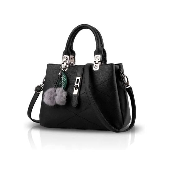 Sac à Main Femme NICOLE&DORIS – Fourre-tout Rétro Avec Bandoulière, Cuir PU, 30x25 Cm