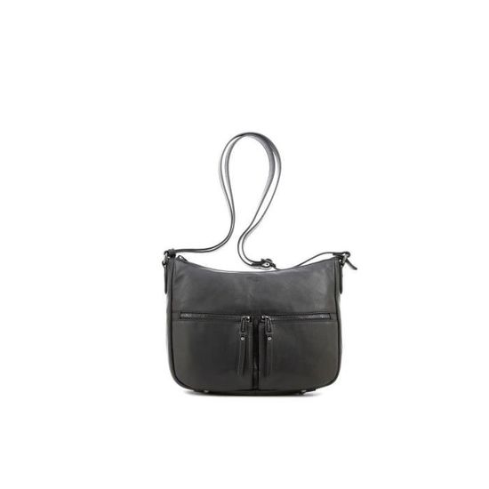 Hexagona Grand sac bandouli re femme en cuir Sauvage 415368