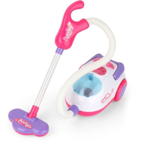 Lembrd Aspirateur Jouet Pour Enfants - Aspirateur Électrique Avec Sons Et Lumières Réalistes 2 En 1