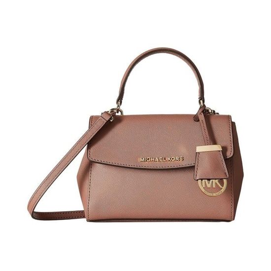 Sac à Main Patrick Blanc En Cuir Rose - Taille Moyenne, Bandoulière, Fermeture éclair, Neuf Avec étiquettes