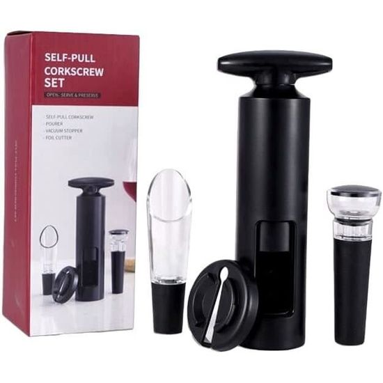 Ouvre-bouteille électrique - Cadeau Idéal Pour Maison, Restaurant, Fête, Fonctionne Avec 4 Piles AA (non Fournies)