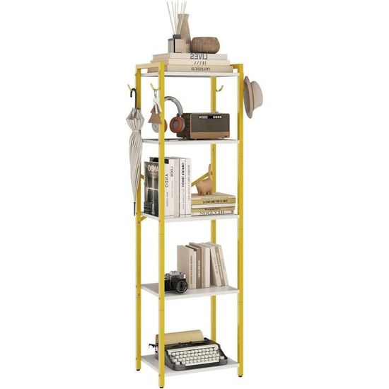 YMYNY Étagères à 6 Niveaux, Bibliothèque, Étagère de Rangement