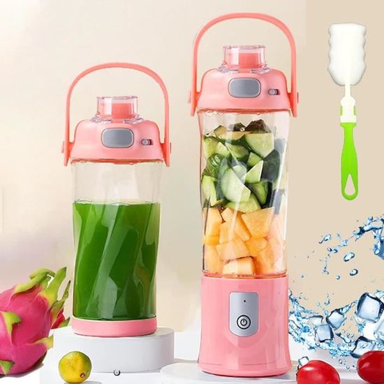 Portable Mixeur des Fruits Rechargeable USB,Mini Blender Pour Smoothie,Milk-Shake,Blender