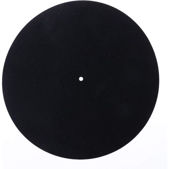 Tapis Anti-Vibrations Platine Vinyle 12 Pouces - Silicone Noir SODIAL - Neuf Sous Blister - Accessoire Hi-Fi