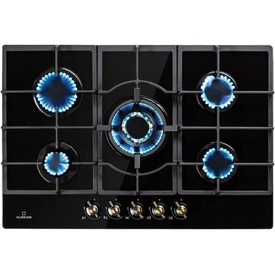 Klarstein Victoria Plaque de cuisson à gaz, encastrable, brûleur