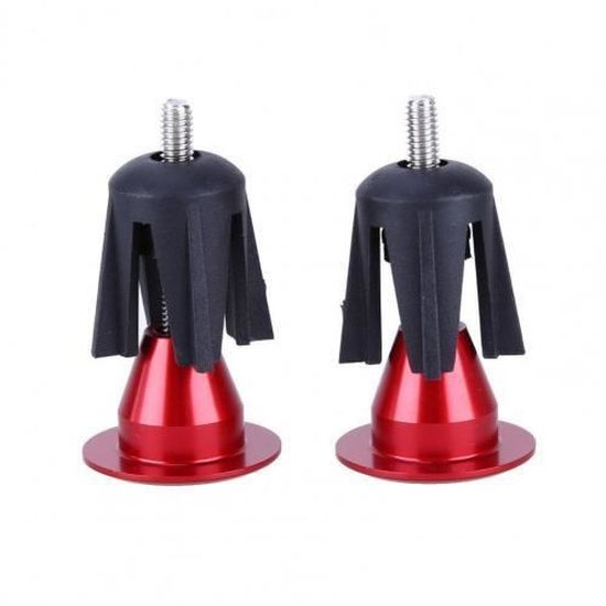 Bouchons De Guidon Vélo En Alliage D'Aluminium - Lot De 2, Installation Simple Pour VTT Et Vélos De Route (Bleu)