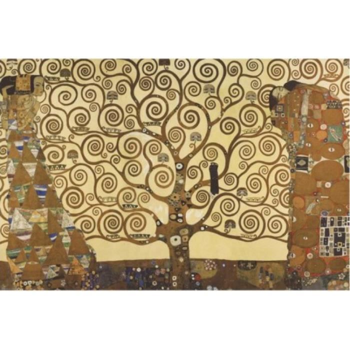 Foulard En Soie Gustav Klimt : L'arbre De Vie (Or