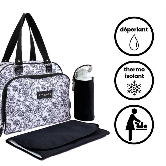 Sac a langer BABY ON BOARD Simply rose Cdiscount Puericulture Eveil bebe