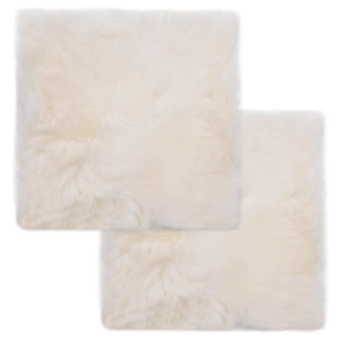 Magnifique-Lot de 2 Coussins de chaise de jardin Bain de Soleil Style Contemporain Coussins de Fauteuils confort- Coussins de siège