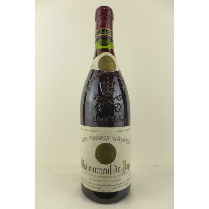châteauneuf du pape domaine du vieux lazaret les reges galets rouge 1984 - rhône