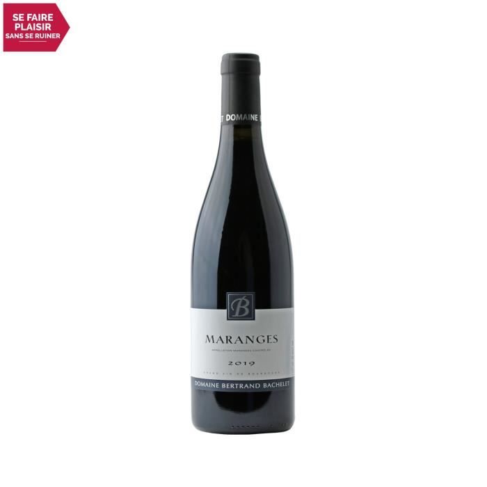 Maranges Rouge 2019 - 75cl - Domaine Bertrand Bachelet - Vin AOC Rouge de Bourgogne - Cépage Pinot Noir
