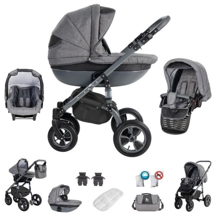 Friedrich Hugo Greyline pack de voyage roue en airr - Graphite