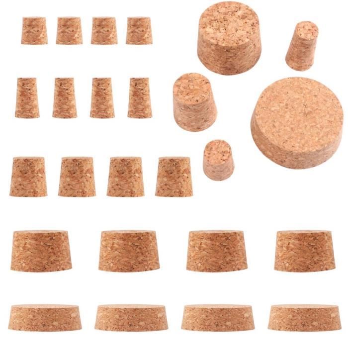 Bouchons créatifs de boisson de bouchon de bouteille de liège de vin de 25 pièces pour le Restaurant à la maison