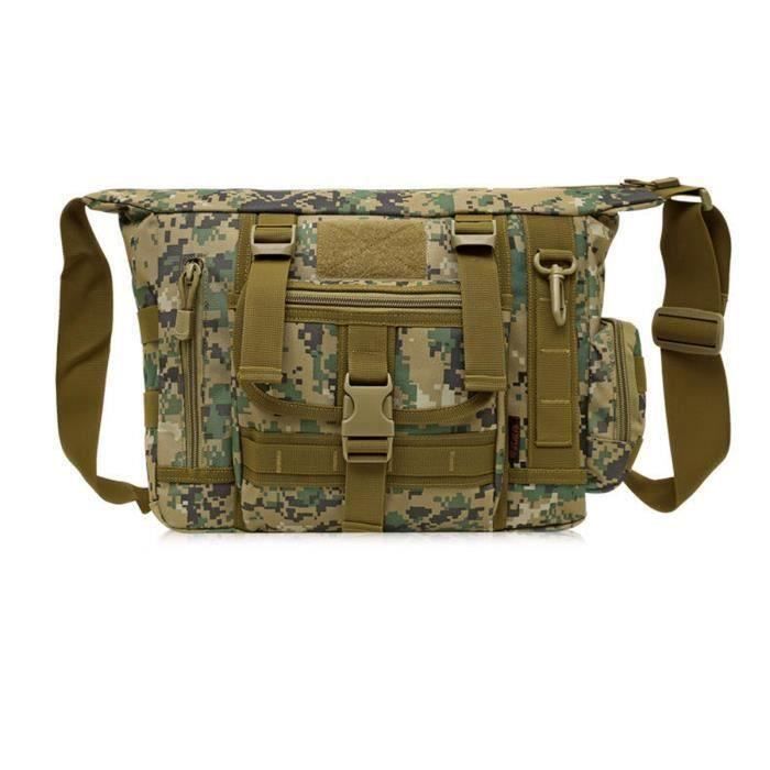 Sac Bandoulière Homme Besace Ordinateur Portable Sac à Épaule - 35x24x14cm Jungle Digital Aw60303