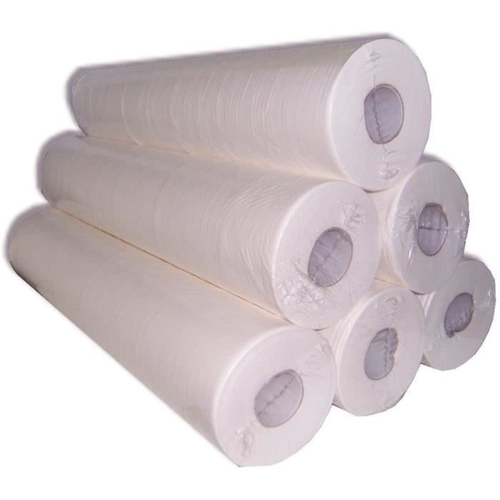 Drap d'examen blanc protection - 6 rouleaux