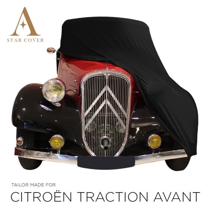 CITROEN TRACTION AVANT BÂCHE DE PROTECTION POUR INTÉRIEUR NOIR NOUVEAUX COUVERTURE DE VOITURE CARCOVER