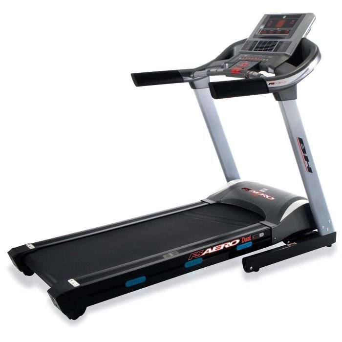 BH Fitness Tapis de Course F5 AERO DUAL G6427LW - 22 Km/h - 140 x 51 cm - Inclinaison éléctrique 12% max - 8 ANS DE GARANTIE