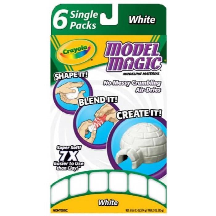 CRAYOLA Modèle unidoses White Magic (6 Single Packs) KT0NV
