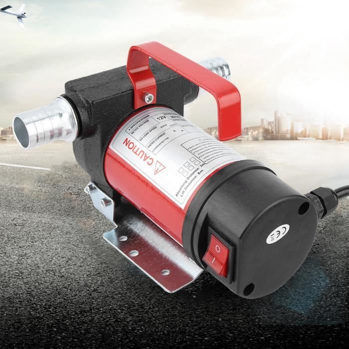 Drfeify Pompe portable pompe à fioul et diesel 12V 40L-Minute 160W Pompe de Transfert Diesel-Huile - YES HB038