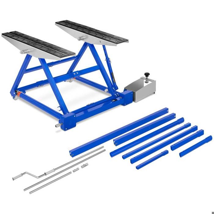 Table Élévatrice Mobile Plateforme Pont Basculant Automobile MSW-HB-1500 (3 L Capacité 15 T Levage De 150 à 585mm Manivelle)