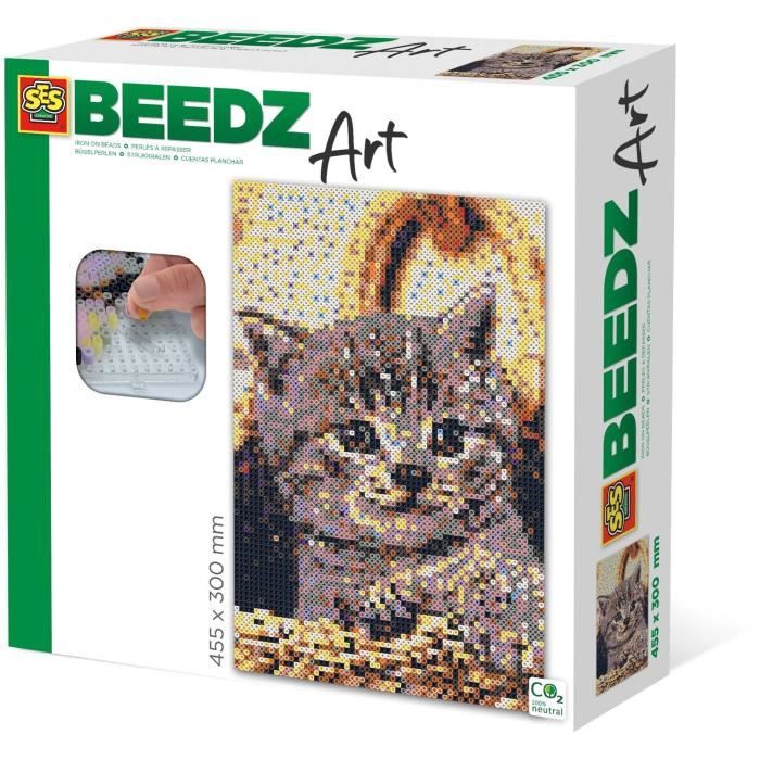 SES Creative- Chat Perles à Repasser, 06006