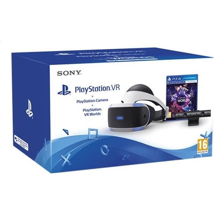 PLAYSTATION VR V2 + CAMERA + VR WORLDS