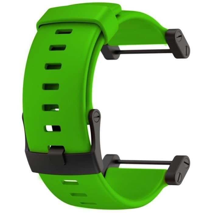 SUUNTO Bracelet de Montre Core Crush Green Flat Silicone Strap