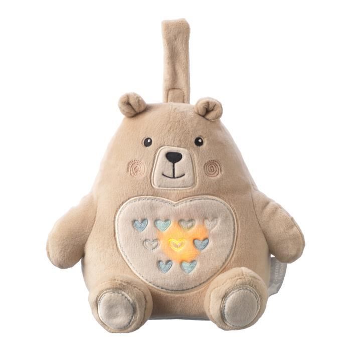 TOMMEE TIPPEE Peluche aide au sommeil Grofriend rechargeable - Bennie l'Ourson