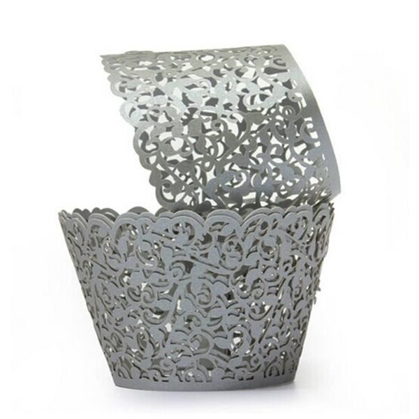 50pcs coupe au laser des emballages de gâteau décor mariage anniversaire fête bébé douche enveloppement MULTICUISEUR ELECTRIQUE