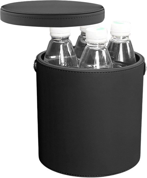 Porte-gobelet Voiture Universel - 2 Pièces En Cuir - Rangement Bouteille Et Vide-poche - 11
